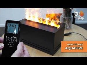 How to use AquaFire Opti-myst Fireplace Insert (Hybrid Water Vapour fireplace)
