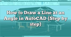 How to Draw a Line at an Angle in AutoCAD (Step by step) - CADdikt