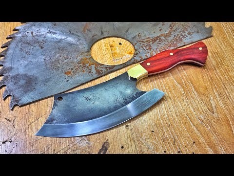 Making a Cleaver From an old Saw blade