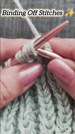 How to Bind Off Stitches in Knitting 🧶