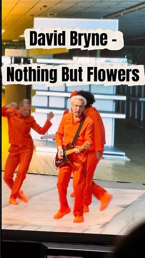 David Byrne Performs Talking Heads’ Nothing But Flowers (Live in Melbourne)