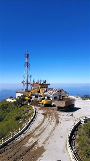 This Telecom Tower Was Built on Top of a Mountain | Extreme Engineering