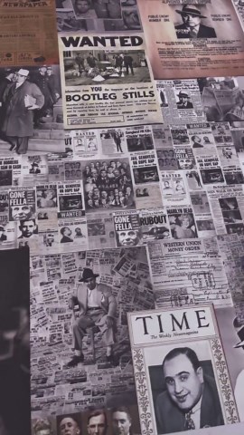 Vintage Gangster Wallpaper Black and White Newspaper Mural Peel and Stick Collage Retro Mural Mafia Wall Art Restaurant Wallpaper Pub Decor - Etsy