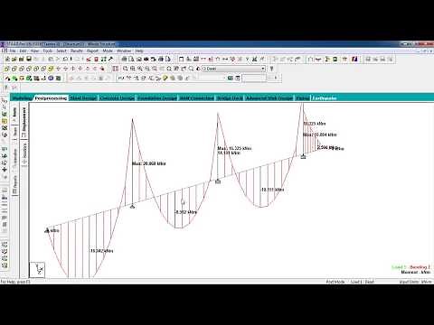STAAD Pro Tutorials - Deflection Check of Beam (Method - 2) ( Day 59 )