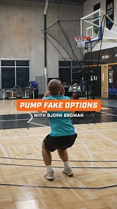 4️⃣ pump fake options to save and master with @bjornbroman13‼️ 1️⃣ Pump fake look off 2️⃣ Pump fake and slide 3️⃣ Pump fake stepback 4️⃣ Pump fake into a one dribble pull up | Dr. Dish Basketball