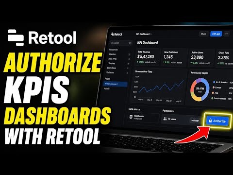 How to authorize build KPIs dashboards with Retool - Step By Step