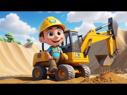 I’m an Excavator – Digging Dino Bones | Fun Dinosaur Construction Song for Kids | Adventure Rhyme