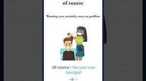Of course meaning of course sentences Common English Idioms shorts