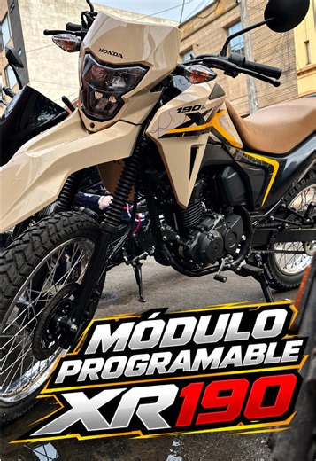 Honda XR190: Desarrollo con Módulo Programable y Cubierta de Filtro