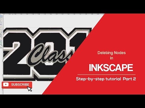 Inkscape part 2 deleting nodes