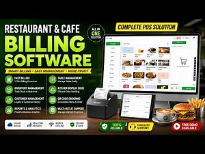 Best Restaurant & Cafe Billing Software 2026 | Complete POS Solution for Fast Billing & Inventory