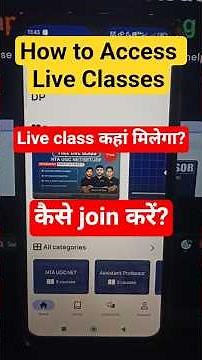 How to Access Live class, Class Recording at AKJ Academy App