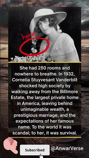 She Left a 250-Room Mansion! The Untold Story of Cornelia Vanderbilt