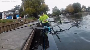 • @dmartinezag What not to do if you want to stay dry. Keep your starboard blade feathered on the water. In my defense I was too sleepy 😂 Afterwards change of clothes and back to it. #rowing #remo #aviron #weybridgerowingclub #capsize | generationrowing
