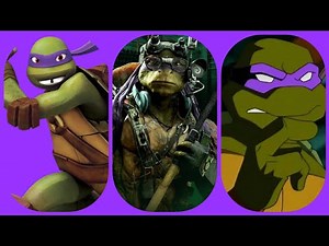 Evolution of "Donatello" in Cartoons, Movies and Shows. (TMNT)