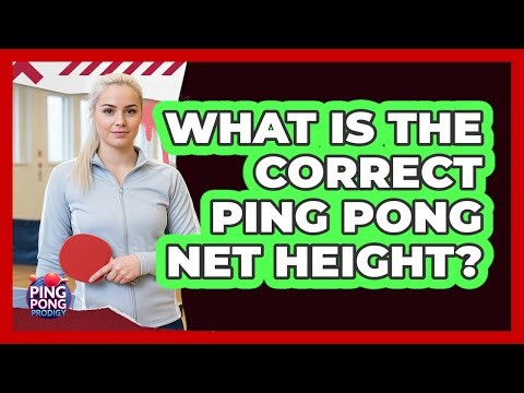 What Is The Correct Ping Pong Net Height?