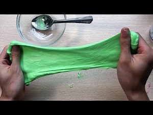 How To Make Fluffy Slime With White Glue And Borax || Making Fluffy Slime Easily With White Glue
