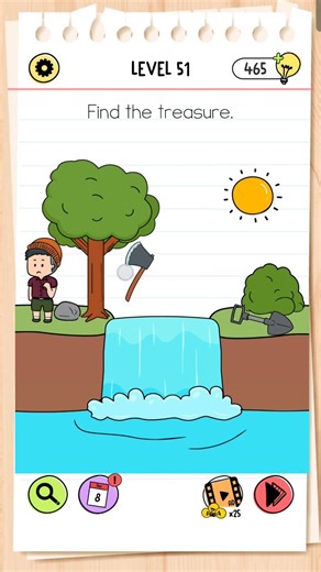 brain test level 51 so please like and subscribe thank you 🎈🎈🎈