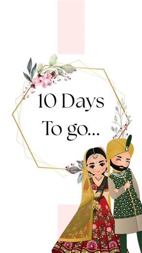 10 days to go countdown beings 😊#savethedate #coundown_start_now