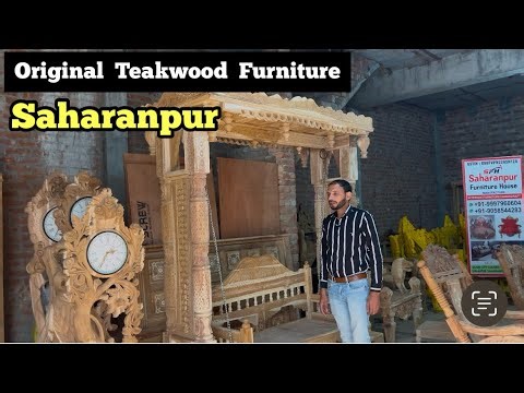 सहारनपुर फर्नीचर मार्केट latest वीडियो video 2025