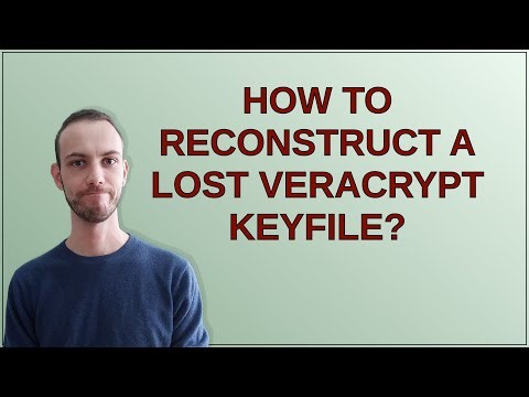 How to reconstruct a lost VeraCrypt keyfile?