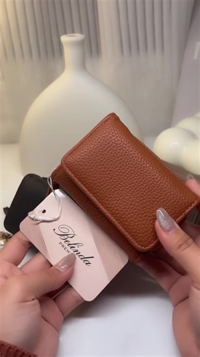 BELINDA PREMIER High-End Folding Short Wallet for Women