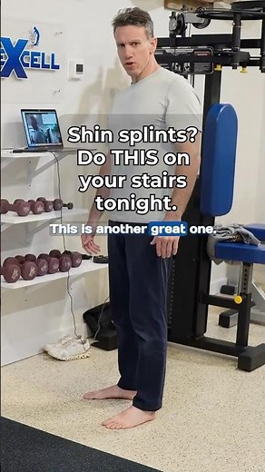 Fix Shin Splints With This Stair Exercise Tonight #shorts
