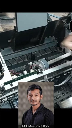 Epson L3210 Paper Jam Error Repair | Red Light Blinking Fix | Paper Not Feeding Solution