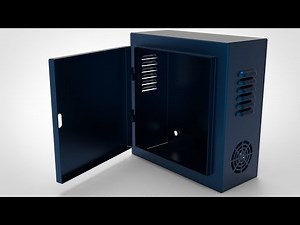 「DESIGN 258」 How to model Electrical Panel Box | Solidworks tutorial