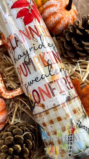 Vanessa Davis • Vmd Designs on Instagram: "Full Vinyl Wrap Tumbler Featuring the VMD Designs collab with @glamourtribevinyl, use my code VMD10 to save 10% off your purchase! Have y’all checked out my newest YouTube tutorial? I absolutely LOVE how it turned out, and it was so easy to make! Perfect for beginner tumbler makers! Check out the tutorial on my YouTube Channel link in bio!  #fall #glittertumblers #spookyseason #fyp #autumn"