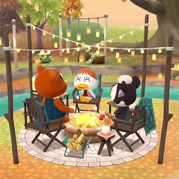 Spring is just around the corner in Animal Crossing Pocket Camp! 🌷 Enjoy a bonfire with friends, cozy crafts by the lake, and dance parties on the deck. Keep an eye out for the cool things blooming around camp this season. | App Store