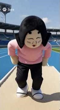 しきぶちゃんが運動会してみた Shikibu-chan Tries Sports Day #sports