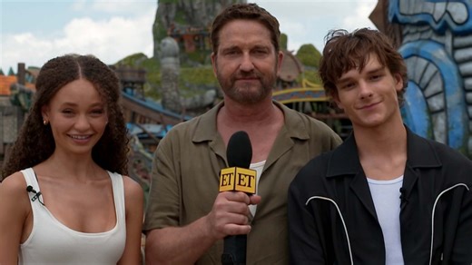 Gerard Butler, Mason Thames and Nico Parker dish on how they bonded while filming 'How to Train Your Dragon,' in theaters June 13. | Entertainment Tonight