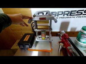 Dabpress New 10 Ton Driptech Rosin Press Machine | 3x5" Rosin Press Plates Kit | Dabpress Tech Made