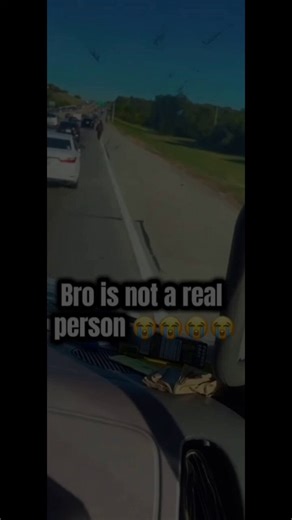 A man was walking quite close to the edge of the highway, so this trucker decided to get close to him, and smack him with his empty bottle, while recording....First off people, if you're going to walk on the Highway, don't walk so close to the actual road. The shoulder is plenty wide enough.And driver, this was completely unnecessary. This could have been far worse had you not held the wheel properly.Not everything is meant to be a joke. This guy may be on real hard times. No need to kick him wh