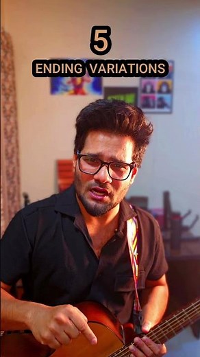 Ending Variations | Guitar Strumming🎸🔥#guitar #acousticguitar #music #viralvideo #explore #funny