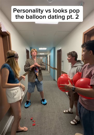 Personality vs looks pop the balloon dating pt. 2 #fyp #viral #funny | pop the balloons