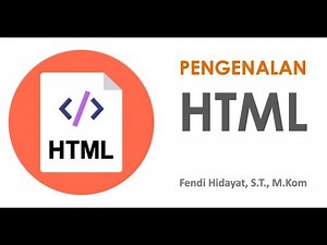 Tutorial HTML Dasar : Pengenalan HTML