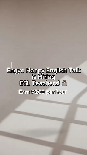19K views · 220 reactions | Earn ₱200 per hour teaching English to kids online!No interview—just a quick demo, and newbies are totally welcome. Yay!  Payment is sent bi-monthly via GCash, super convenient! If you’re interested, watch the short video and apply through the Facebook account shown at the end. Good luck, ESL teachers! ✨ #TeacherBella #ESLTeacher #YourESLBestie #ESLJobs | Teacher Bella l ESL Teacher | Facebook