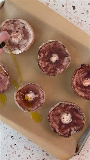 Portobello Mushroom Pizzas
