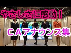 やさしさに感動した！ CAさんの感動する機内アナウンス集 2020年 日本航空JAL【IBA飛行機】