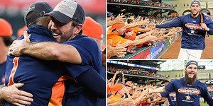 Astros slug past M's, claim first AL West crown