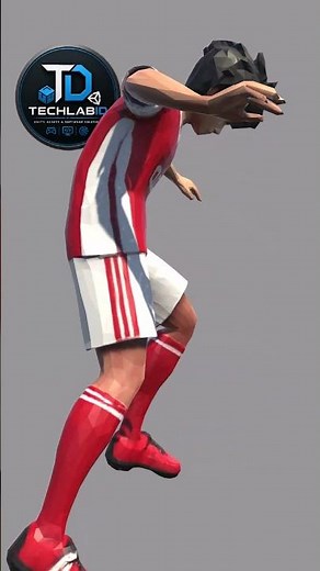 FREE 3D Soccer Player Spin⚽ | World Cup 2026 Inspired Character | FBX GLB OBJ #unity3d #indiegame