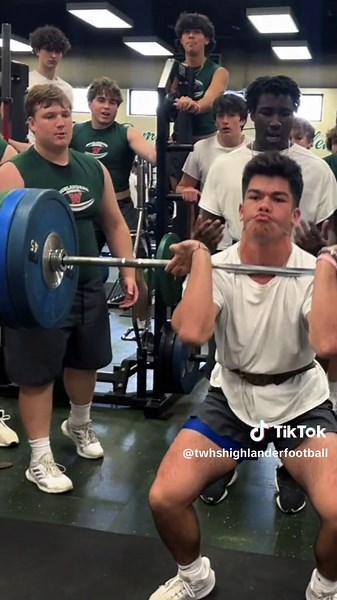 Power Clean Max in The Woodlands, TX | Football Weight Room Training