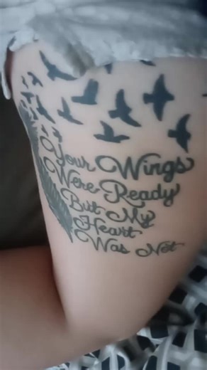 the first one is for my papa and the last one I showed was for my baby I lost