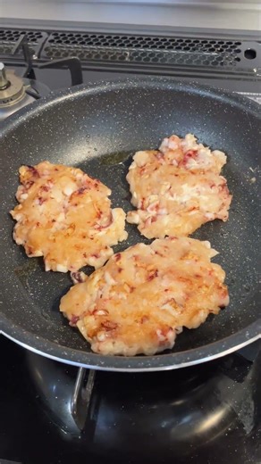 簡単！イカメンチ焼き #おつまみレシピ #簡単おつまみ #いか #おうち飲み #一人飲み