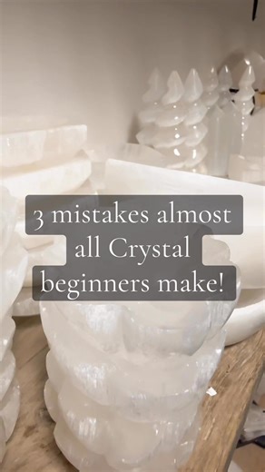3 Crystal Mistakes You Might Be Making ✨ Are your crystals not working the way you hoped? You could be making these common mistakes: 1️⃣ Not Cleansing Your Crystals – Old energy can block their power. 2️⃣ Ignoring Your Intuition – Crystals work best when you feel drawn to them. 3️⃣ Using Them Without Intention – A crystal is a tool; your intention gives it direction. 💎 Tip: Take a moment to connect with your crystal before each use—it makes ALL the difference. 👇 Curious about the right way to 