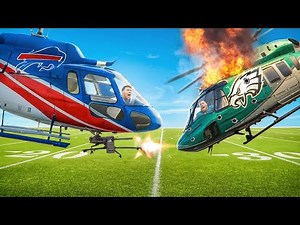 Madden, But Helicopter Battles Builds Our Team! (VS YoBoy Pizza!)