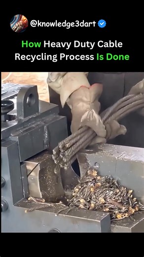 How Heavy Duty Cable Recycling Process Is Done | Oddly Viral