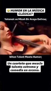 🤣 HUMOR EN LA MÚSICA CLÁSICA?\n\nUn cuarteto que mezcla talento extremo y comedia en escena. Técnicas…